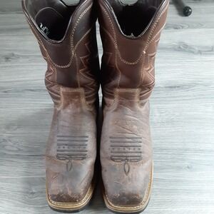 Hoss Men's Fracker Waterproof Metguard Wellington Work Boots - Composite Toe 9.5
